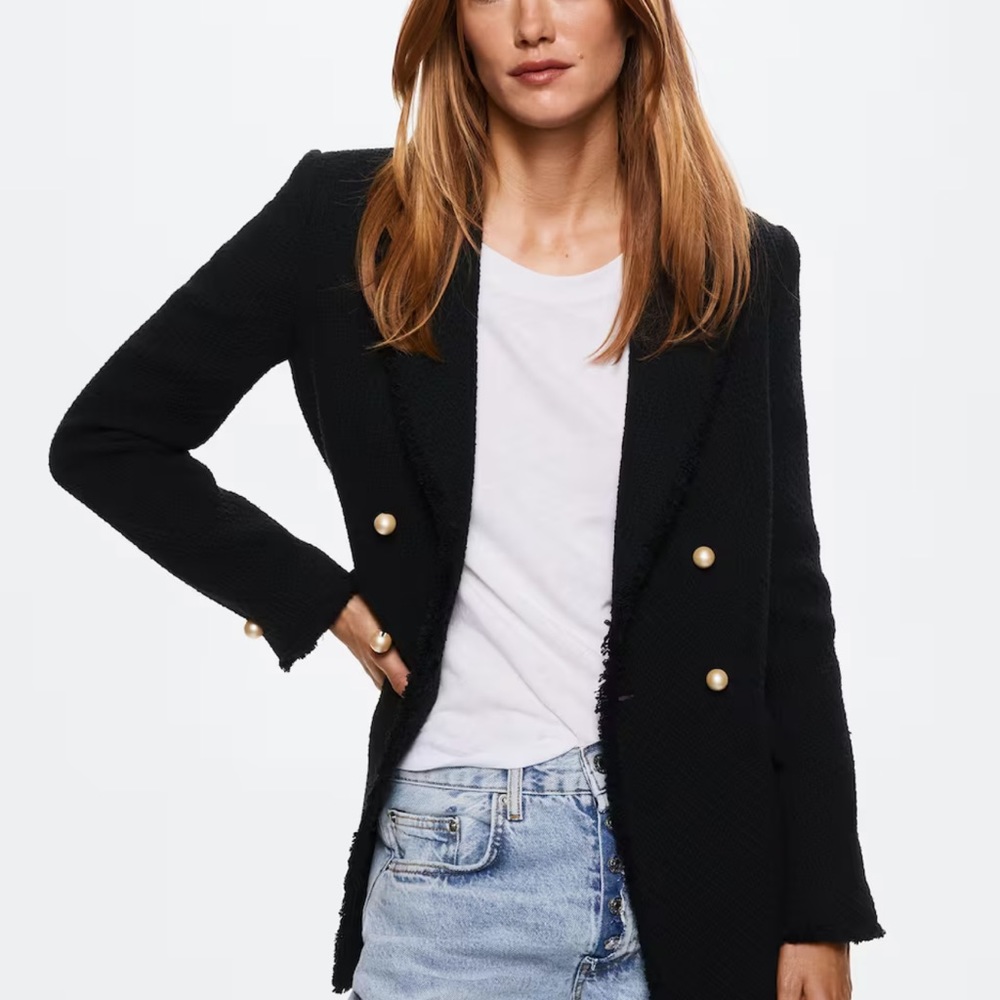 MANGO TWEED BLAZER